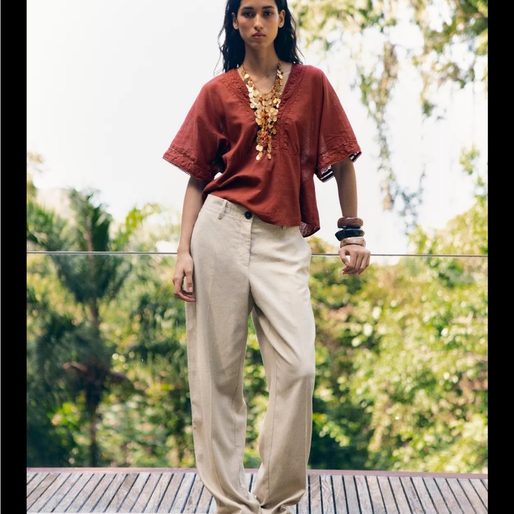 Zara linen Pants
